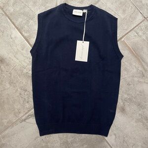 Julia Amory Tippi Top Sleeveless Knit Shell - Navy Sz XS NWT